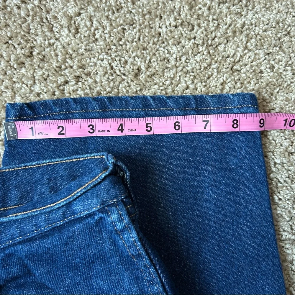 Men’s Rustler Dark Wash Denim Regular Fit Jeans Size 42x32 |C65 - Picture 8 of 12